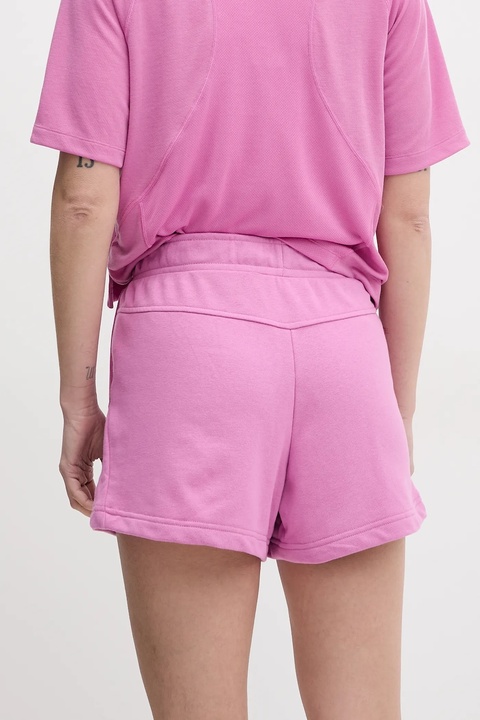 Helly Hansen szorty damskie kolor fioletowy z nadrukiem high waist 54081 - zdjęcie produktu nr 1