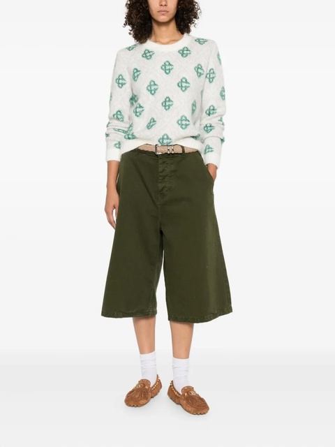 Casablanca patterned crew-neck sweater - Neutrals - zdjęcie produktu nr 2