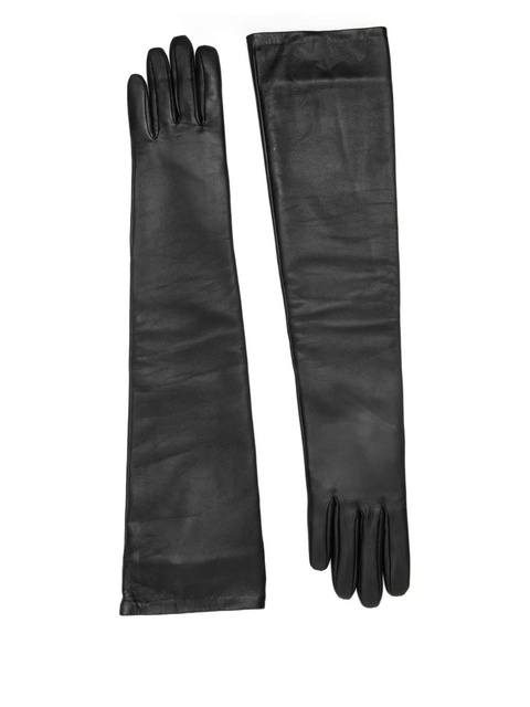 The Frankie Shop leather gloves - Black - zdjęcie produktu nr 1