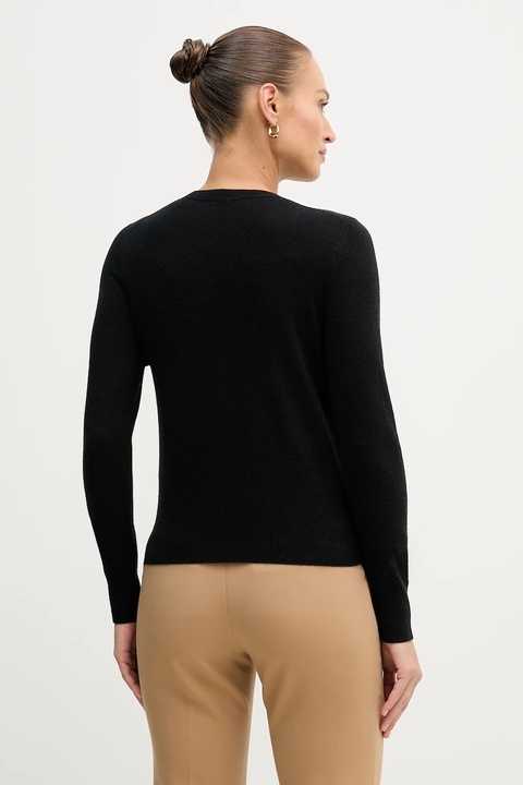 Sisley sweter damski kolor czarny lekki 102HM100F - zdjęcie produktu nr 2