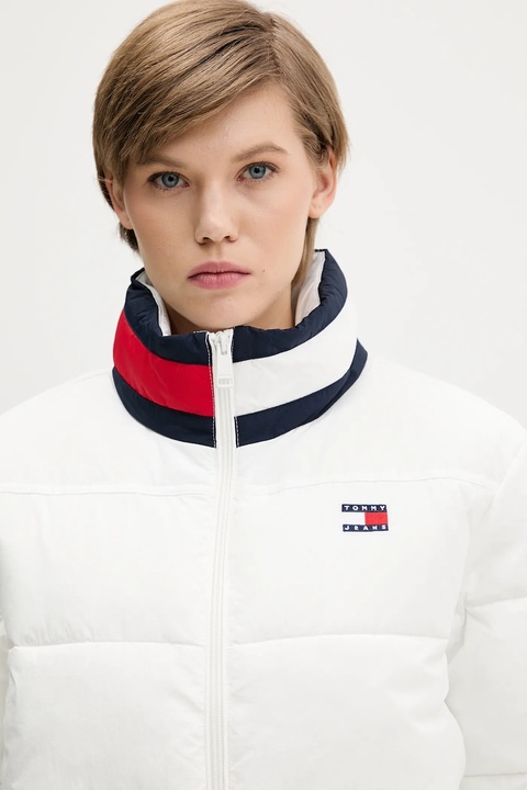 Tommy Jeans kurtka kolor biały zimowa DW0DW21621 - zdjęcie produktu nr 1