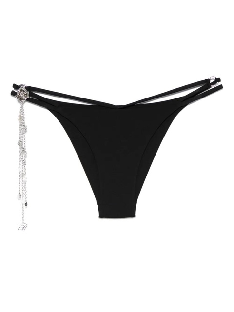 Blumarine floral-charm bikini bottom - Black - zdjęcie produktu nr 1