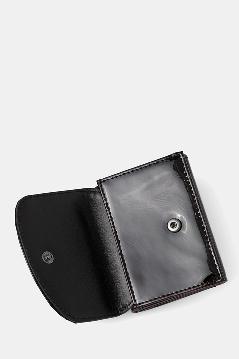 Diesel portfel 1DR 2.0 1DR TRI FOLD COIN XS damski kolor czarny X10391.P8008 - zdjęcie produktu nr 1