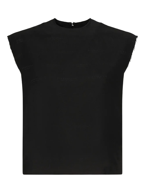 Balenciaga logo-embellished top - Black - zdjęcie produktu nr 1