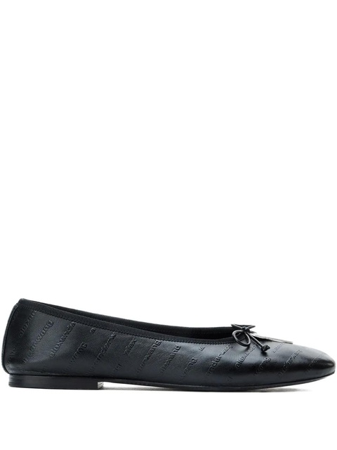 Alexander Wang key-detail quilted ballet flats - Black - zdjęcie produktu nr 1