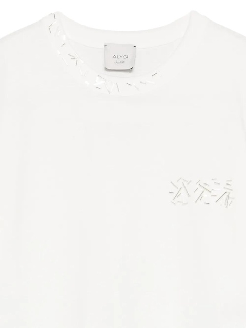 Alysi embellished T-shirt - White - zdjęcie produktu nr 2