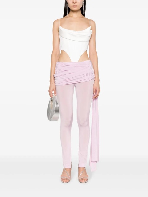 Magda Butrym sash-detail jersey leggings - Pink - zdjęcie produktu nr 2