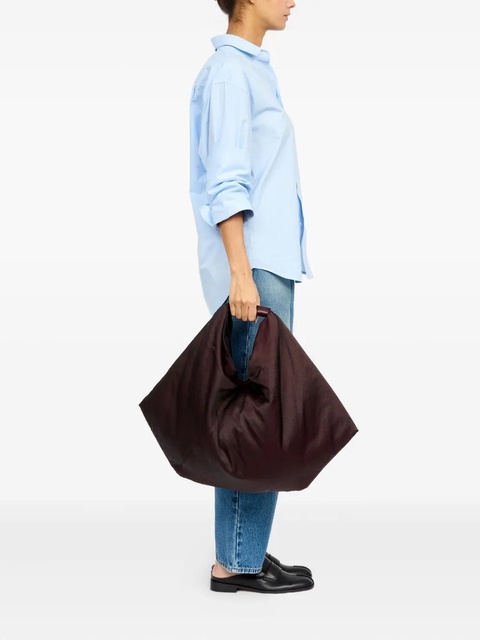 MM6 Maison Margiela Japanese leather tote bag - Brown - zdjęcie produktu nr 1
