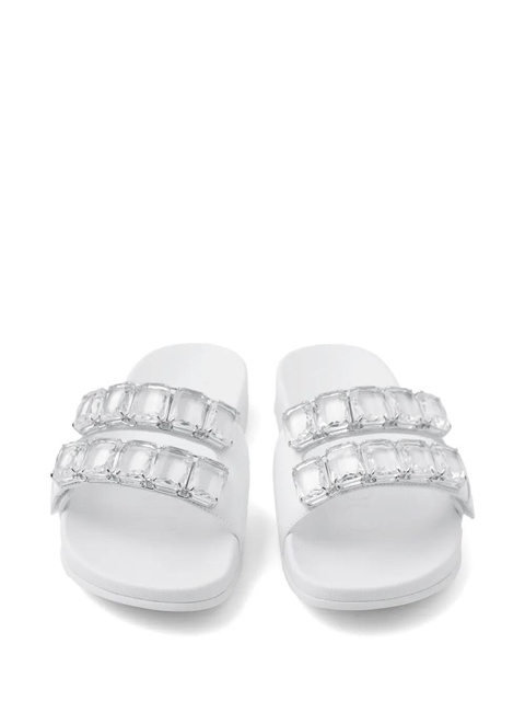 Jimmy Choo Fitz slides - White - zdjęcie produktu nr 2