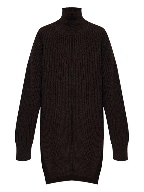 Jil Sander ribbed turtleneck sweater - Brown - zdjęcie produktu nr 1