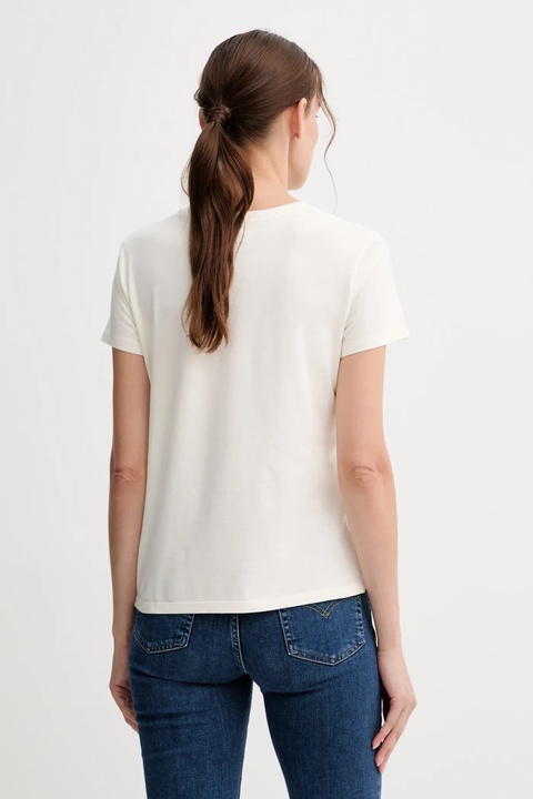 Levi's t-shirt bawełniany damski kolor beżowy 17369 - zdjęcie produktu nr 2