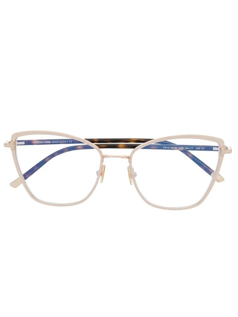 TOM FORD Eyewear butterfly-frame optical glasses - Brown - zdjęcie produktu nr 1