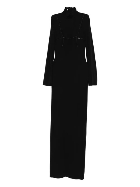 Jean Paul Gaultier embellished long dress - Black - zdjęcie produktu nr 1