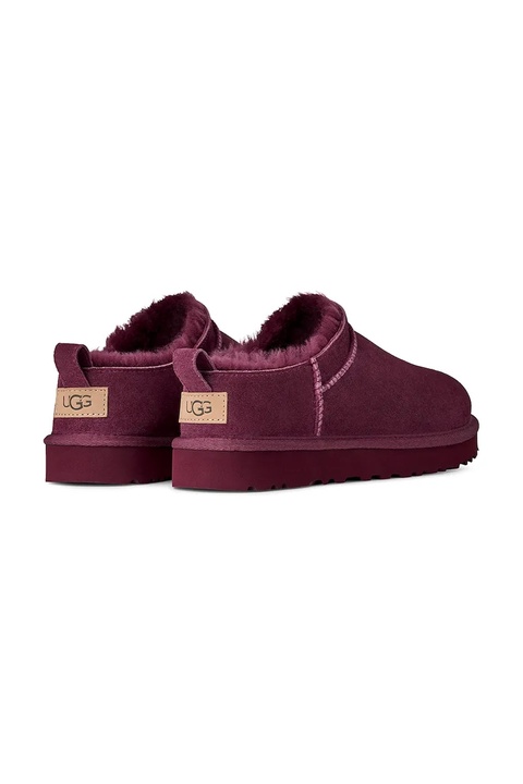 UGG kapcie zamszowe Classic Micro kolor różowy 1173891.BTMG - zdjęcie produktu nr 2