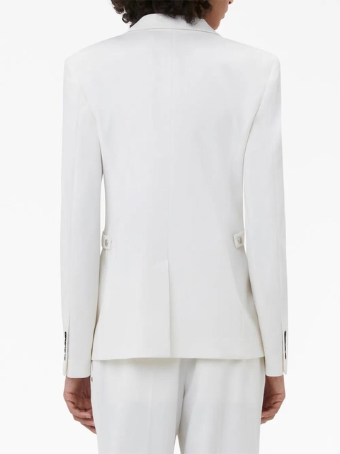 JW Anderson notched-lapels button-fastening blazer - White - zdjęcie produktu nr 2