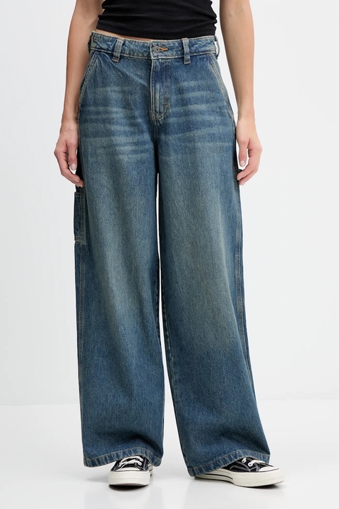 Dickies jeansy damskie kolor granatowy DK0A4Z6S - zdjęcie produktu nr 1