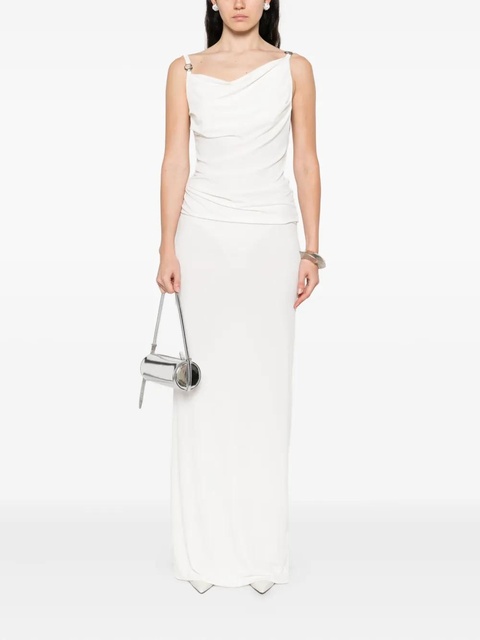 Coperni cowl-neck strap dress - White - zdjęcie produktu nr 2