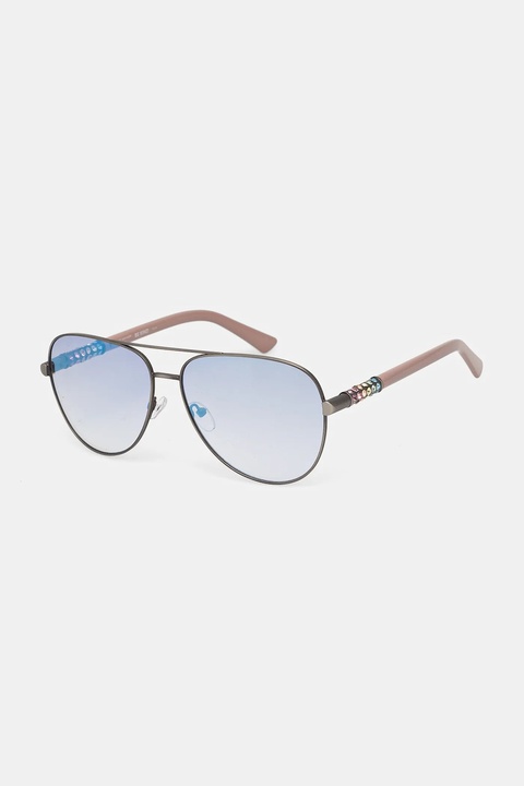 Kurt Geiger London okulary przeciwsłoneczne MAYFAIR damskie kolor srebrny 4040263999 - zdjęcie produktu nr 1