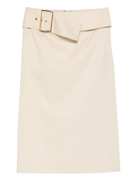 Rowen Rose buckle midi skirt - Neutrals - zdjęcie produktu nr 1