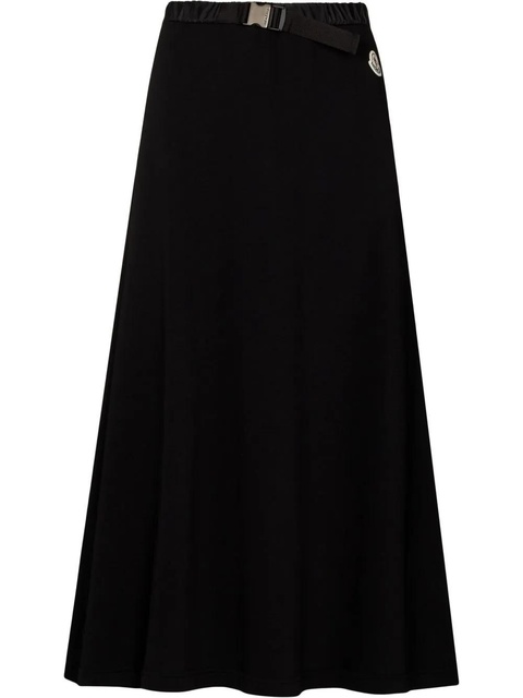 Moncler belted A-line mini skirt - Black - zdjęcie produktu nr 1