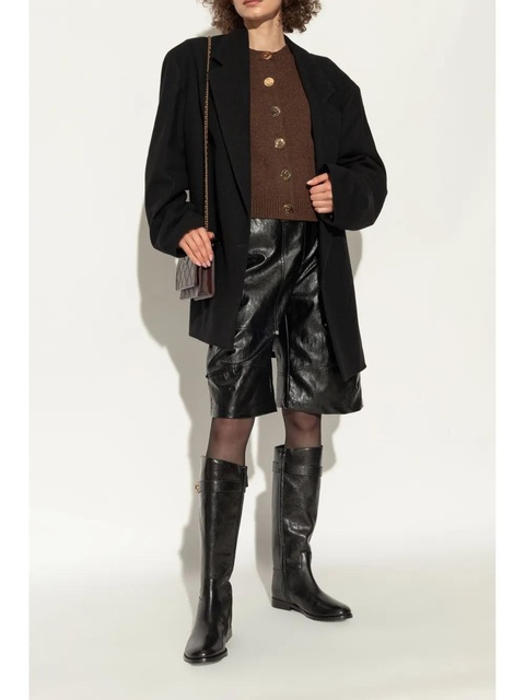 Tory Burch T Lock knee boots - Black - zdjęcie produktu nr 2