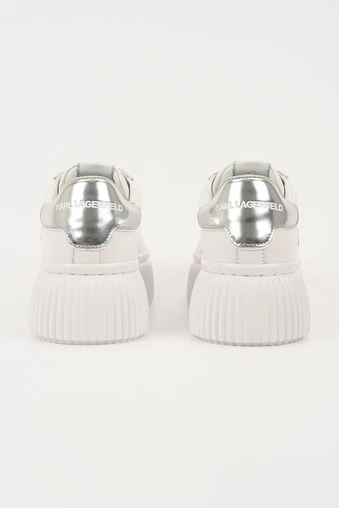 Karl Lagerfeld sneakersy skórzane KREEPER LO damskie kolor biały KL42311A - zdjęcie produktu nr 1