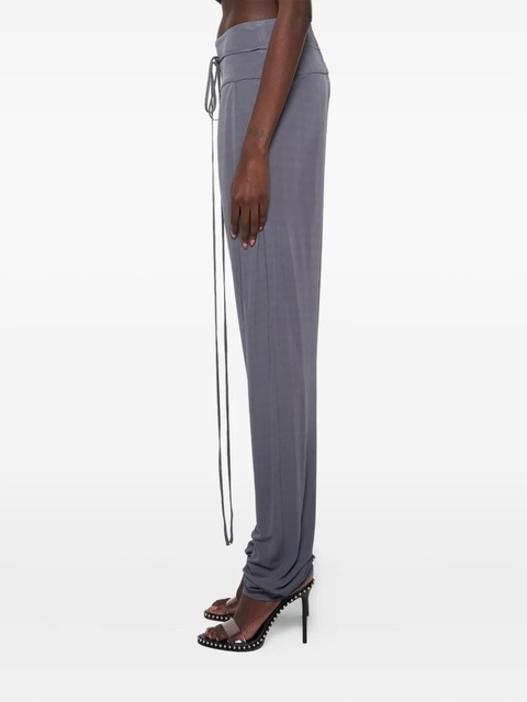 Christopher Esber tie waist trousers - Grey - zdjęcie produktu nr 1