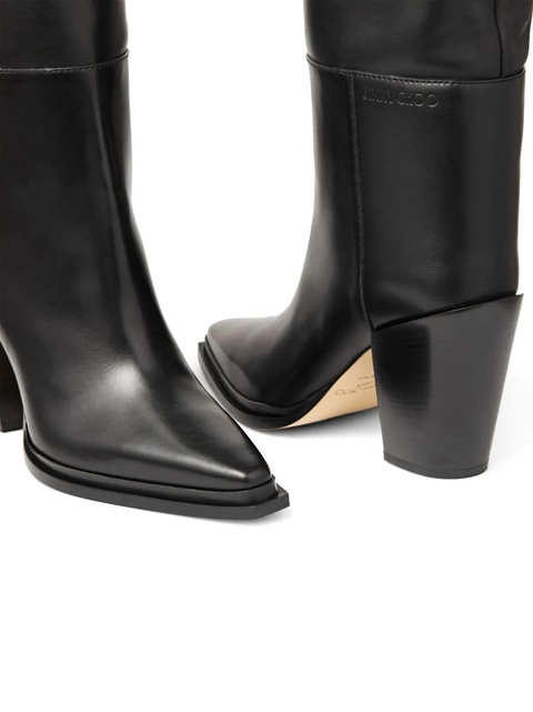 Jimmy Choo Cece 80mm pointed-toe boots - Black - zdjęcie produktu nr 2