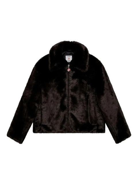 Casablanca Paris faux-fur jacket - Black - zdjęcie produktu nr 1