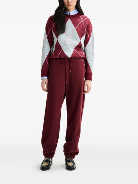Essentiel Antwerp Istem elasticated-cuff track pants - Red - zdjęcie produktu nr 2