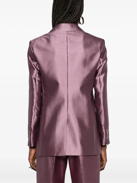 Max Mara metallic-effect blazer - Purple - zdjęcie produktu nr 2