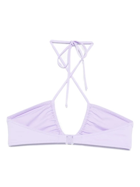 MC2 Saint Barth cross-straps halterneck bikini top - Purple - zdjęcie produktu nr 2