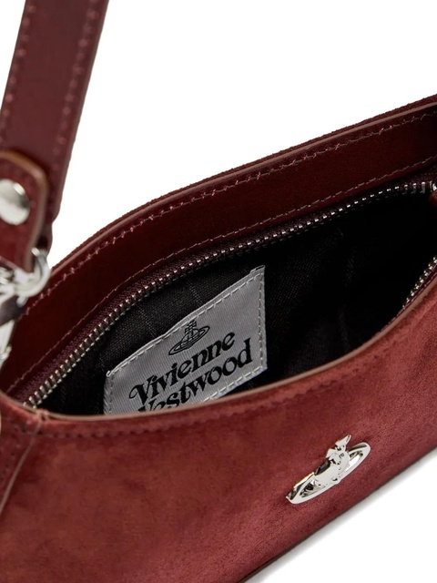 Vivienne Westwood Tasha suede shoulder bag - Red - zdjęcie produktu nr 2
