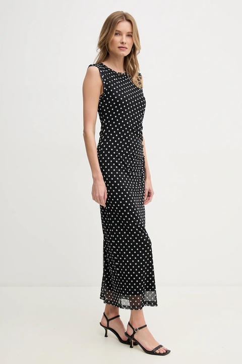 Marc Aurel sukienka kolor czarny maxi dopasowana 6533-7020-73818 - zdjęcie produktu nr 2