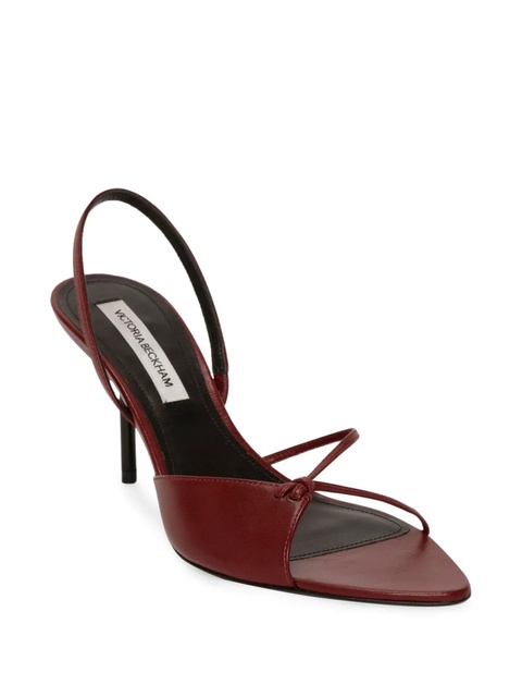 Victoria Beckham 75mm Harlow slingback stiletto sandals - Red - zdjęcie produktu nr 2