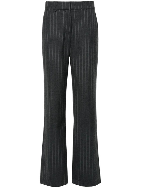 ANINE BING Drew straight-leg trousers - Grey - zdjęcie produktu nr 1