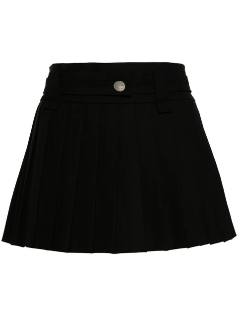 Maje pleated mini skirt - Black - zdjęcie produktu nr 1