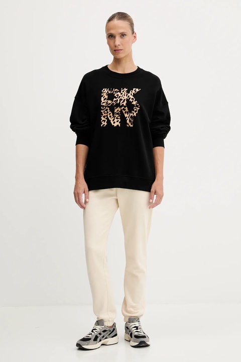 Dkny bluza damska kolor czarny z nadrukiem DP5T1433 - zdjęcie produktu nr 2