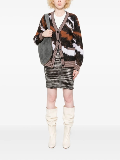 Missoni striped ribbed skirt - Brown - zdjęcie produktu nr 2