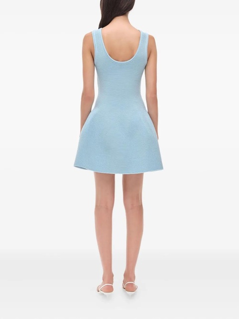 Simkhai Larina ribbed mini dress - Blue - zdjęcie produktu nr 2