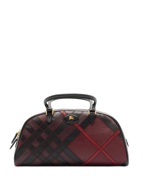 Burberry medium check-pattern tote bag - Red - zdjęcie produktu nr 1