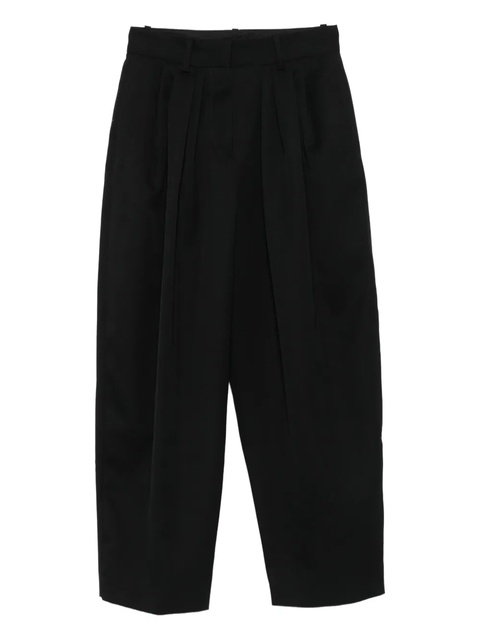 ISABEL MARANT pleated wool trousers - 01BK BLACK - zdjęcie produktu nr 1