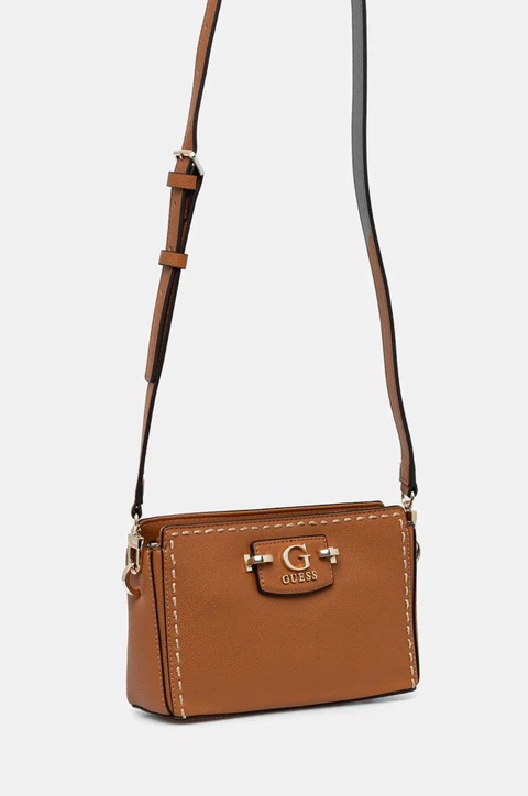 Guess torebka NASTRA kolor brązowy HWBG96 37720 - zdjęcie produktu nr 1