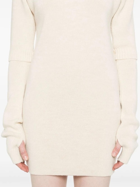 LEMAIRE detachable-sleeve dress - Neutrals - zdjęcie produktu nr 2