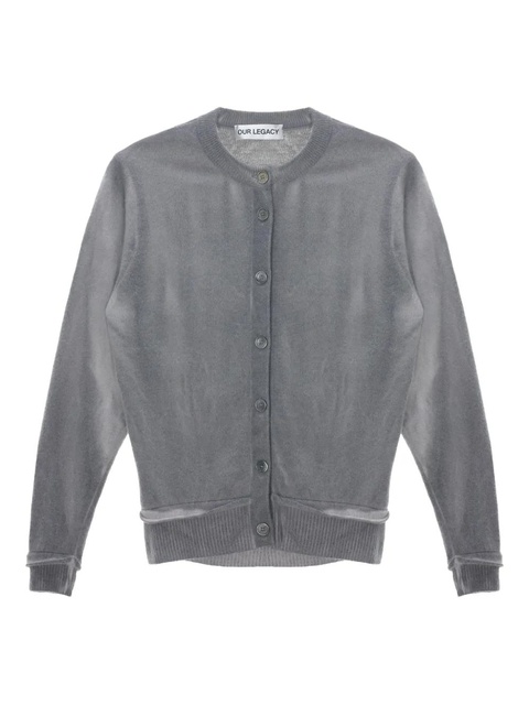 OUR LEGACY dual button cardigan - Grey - zdjęcie produktu nr 1