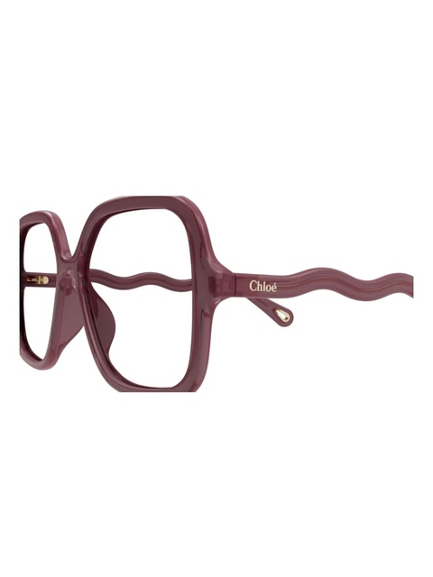 Chloé square-frame acetate glasses - Red - zdjęcie produktu nr 2