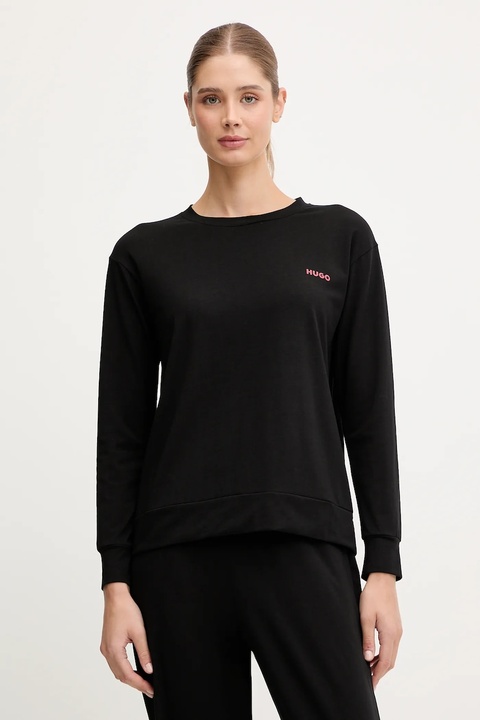 HUGO longsleeve lounge kolor czarny 50555632 - zdjęcie produktu nr 1
