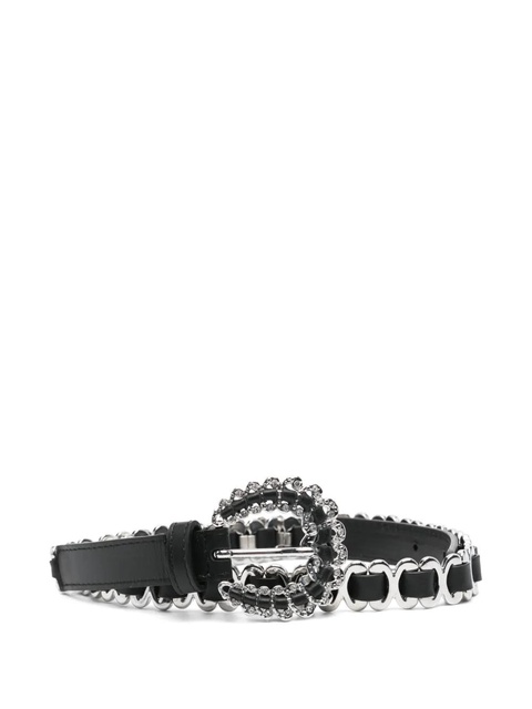 Maje diamanté-buckle belt - Black - zdjęcie produktu nr 1