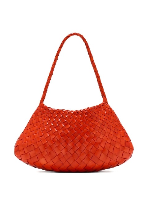 DRAGON DIFFUSION Rosanna woven-leather shoulder bag - Orange - zdjęcie produktu nr 1