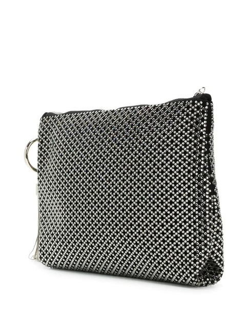 Jimmy Choo Callie crystal-embellished clutch bag - Black - zdjęcie produktu nr 2